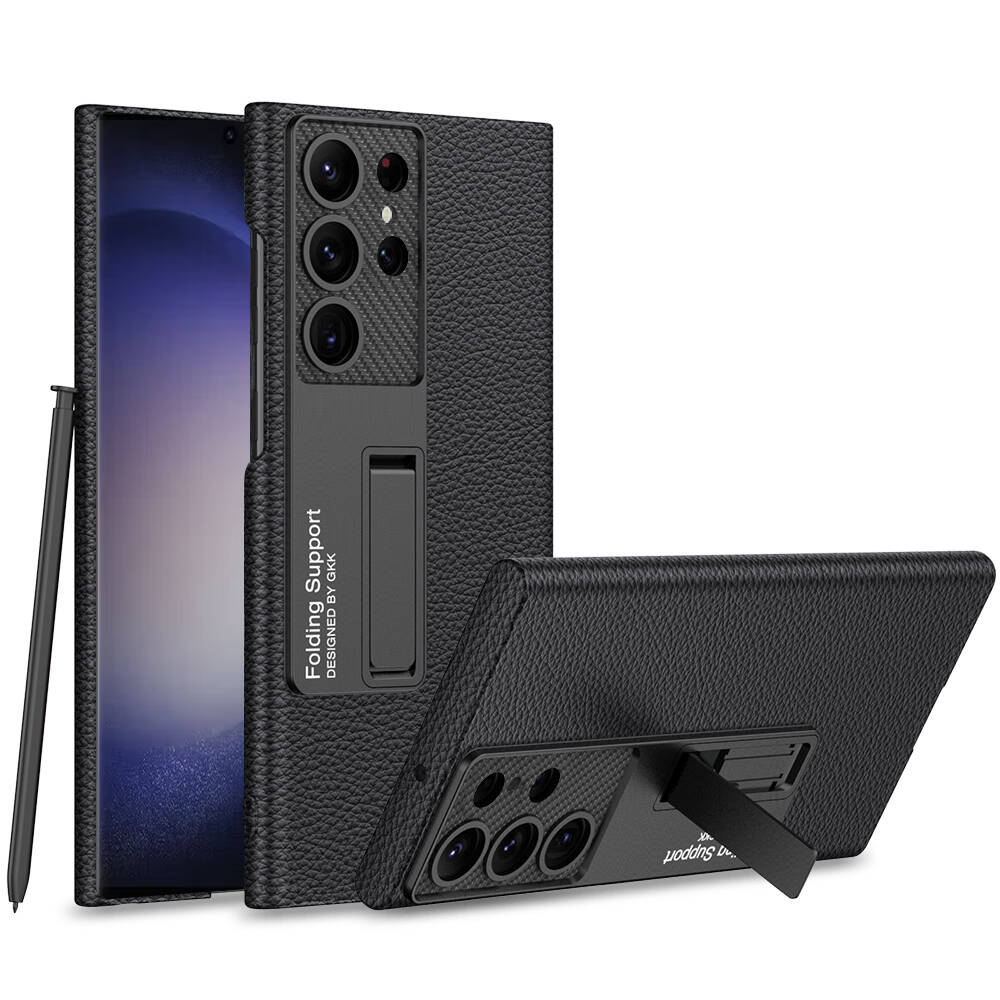Galaxy Uyumlu S24 Ultra Kılıf Zore Kıpta Standlı Kapak