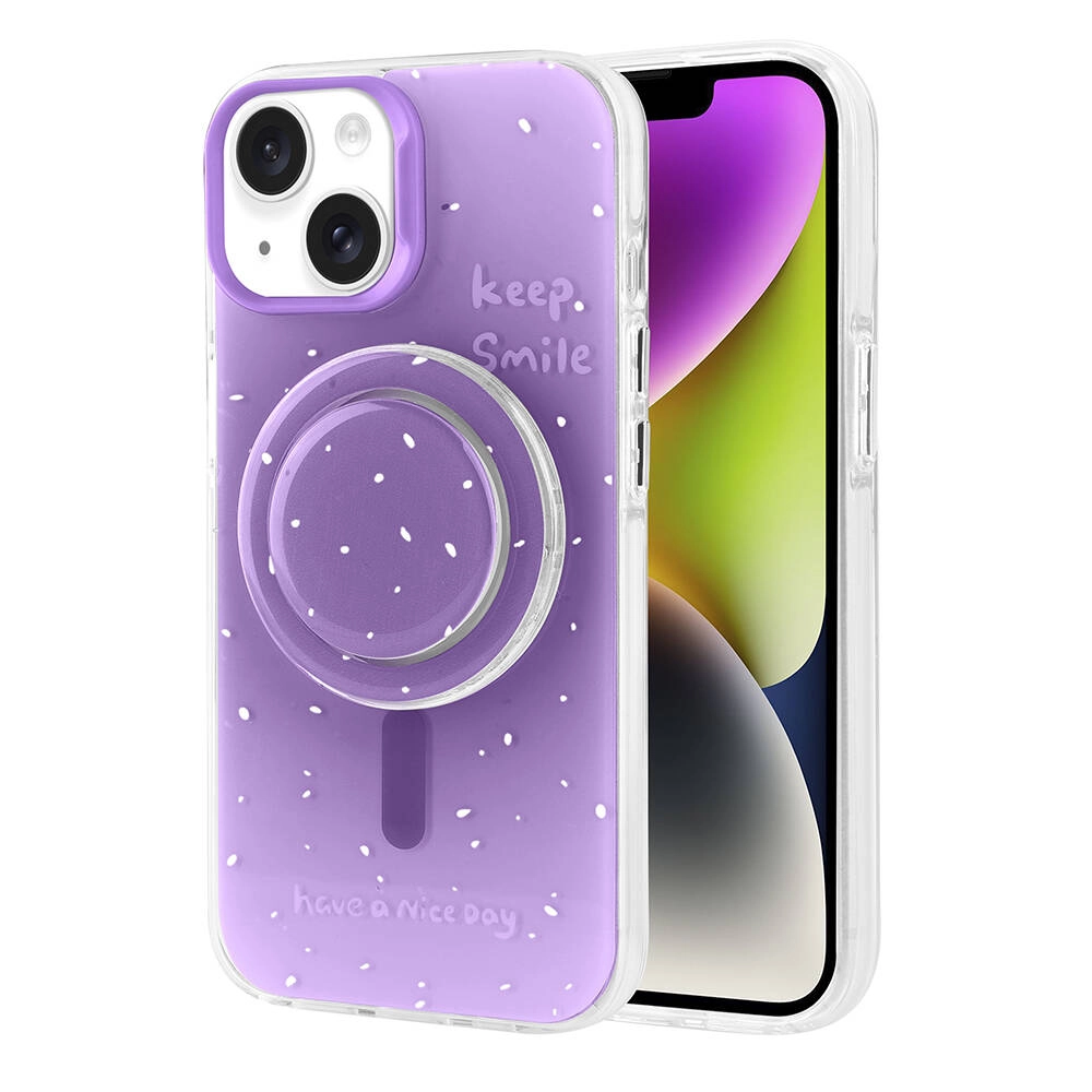 iPhone Uyumlu 13 Kılıf M-safe Şarj Özellikli Tak-Çıkar Pop Soketli Zore Tiktok Kapak