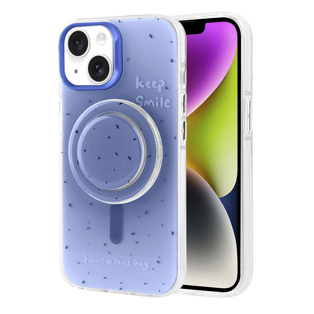 iPhone Uyumlu 14 Kılıf M-safe Şarj Özellikli Tak-Çıkar Pop Soketli Zore Tiktok Kapak