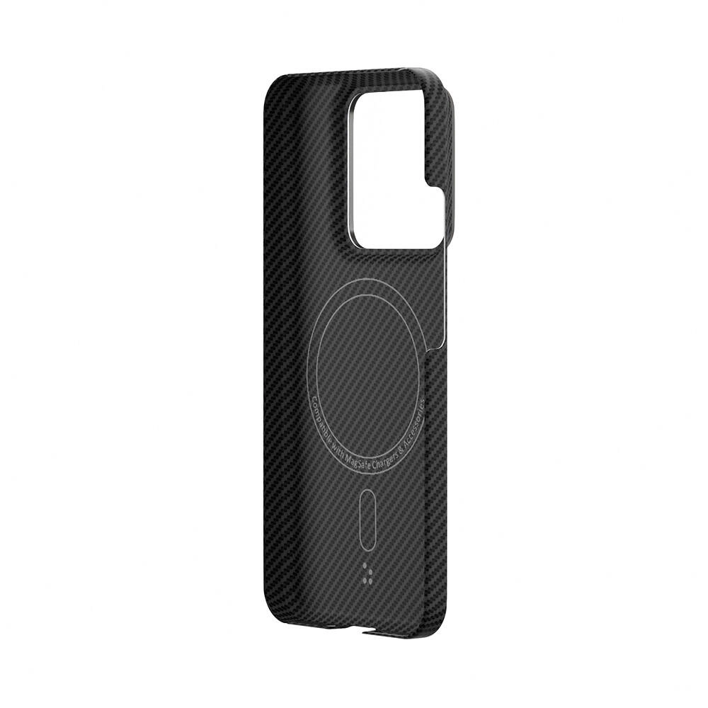 Xiaomi Uyumlu  Mi 14 Kılıf M-safe Şarj Özellikli 600D Zore Krek Karbon Kapak