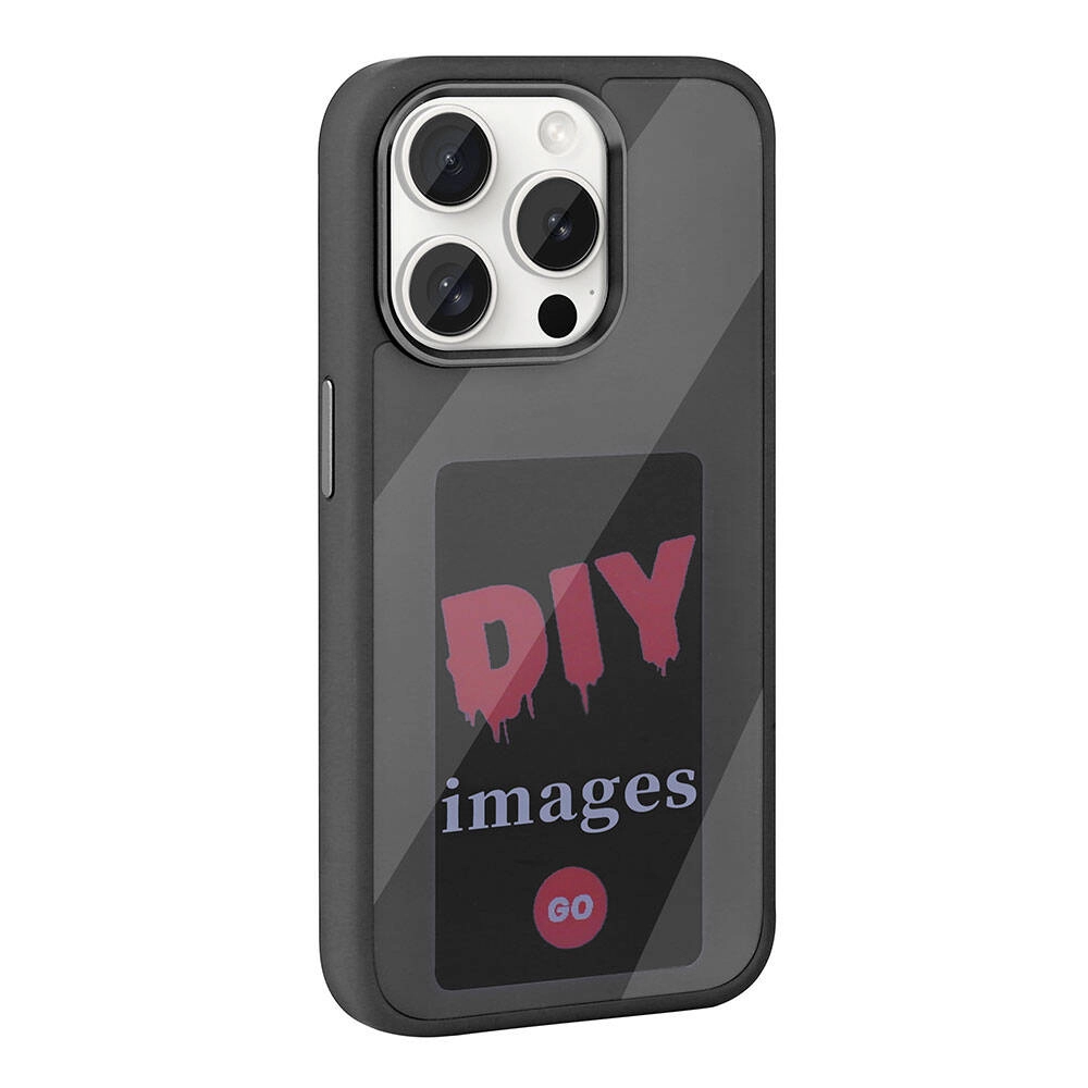 iPhone Uyumlu 15 Pro Kılıf Ekranı Yansıtan Zore Akıllı NFC Kapak