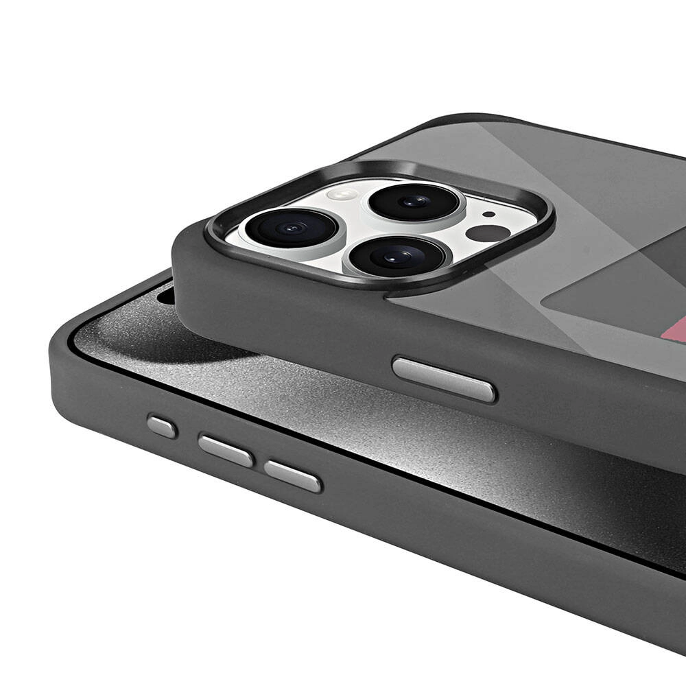 iPhone Uyumlu 15 Pro Kılıf Ekranı Yansıtan Zore Akıllı NFC Kapak