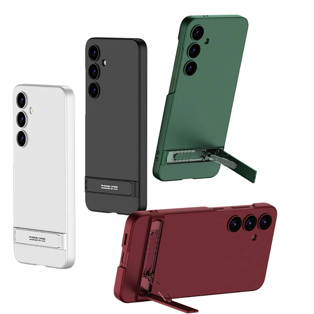 Galaxy Uyumlu S24 Kılıf Zore Kamera Korumalı Dikey Standlı Ays Kapak