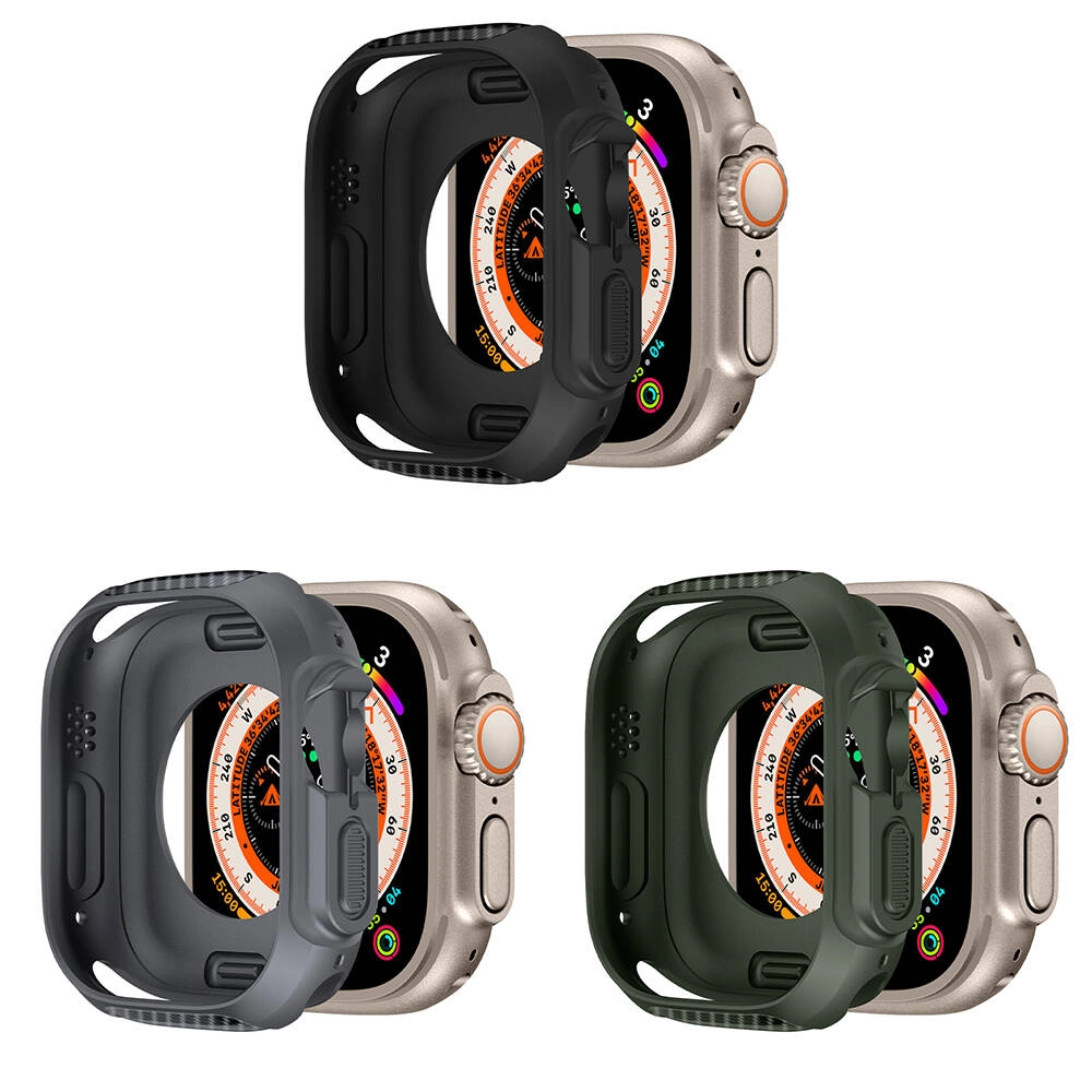 Watch Ultra 49mm Silikon TPU Kasa Koruyucu Zore Watch Gard 31