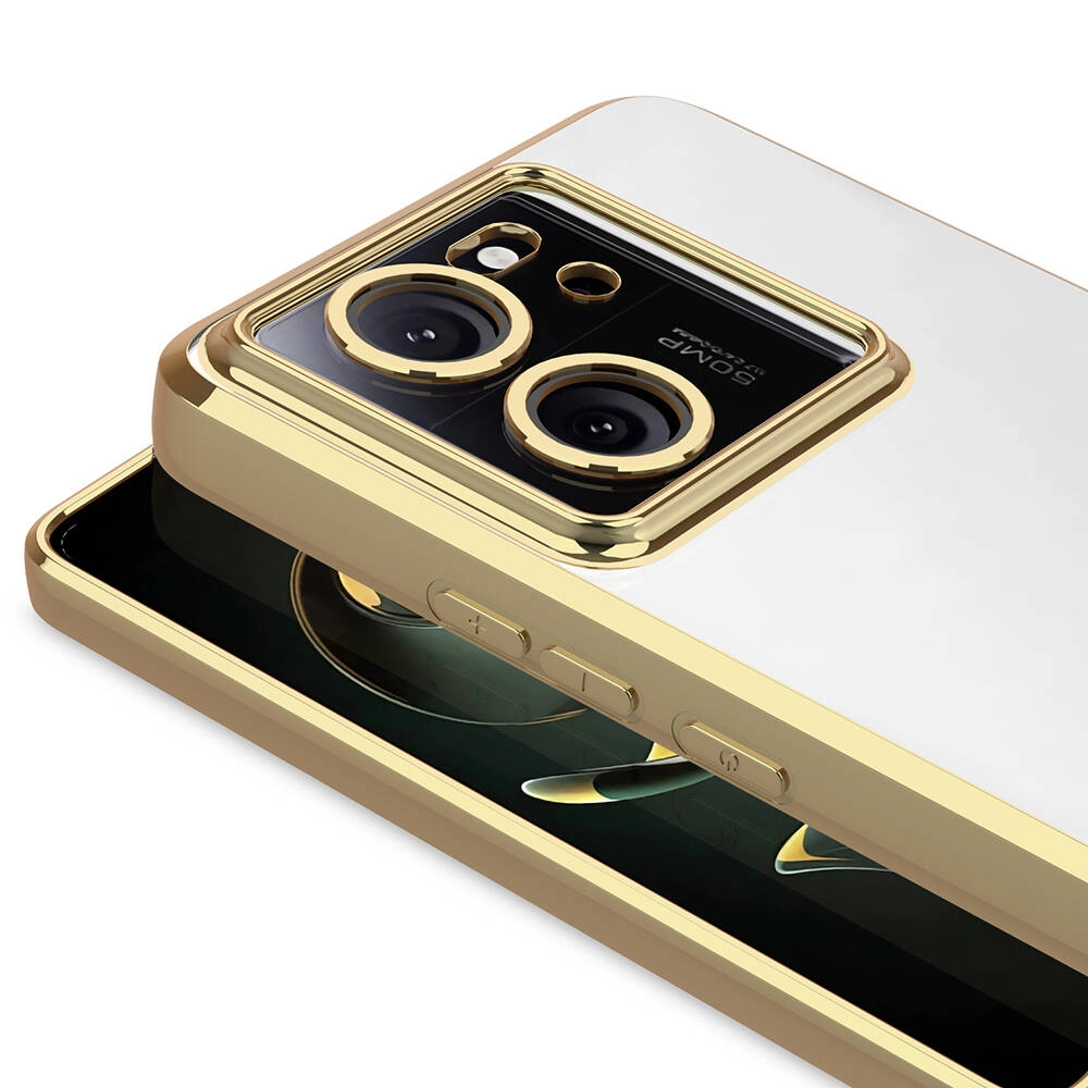 Xiaomi Uyumlu  Mi 13T Kılıf Kamera Korumalı Logo Gösteren Zore Omega Kapak