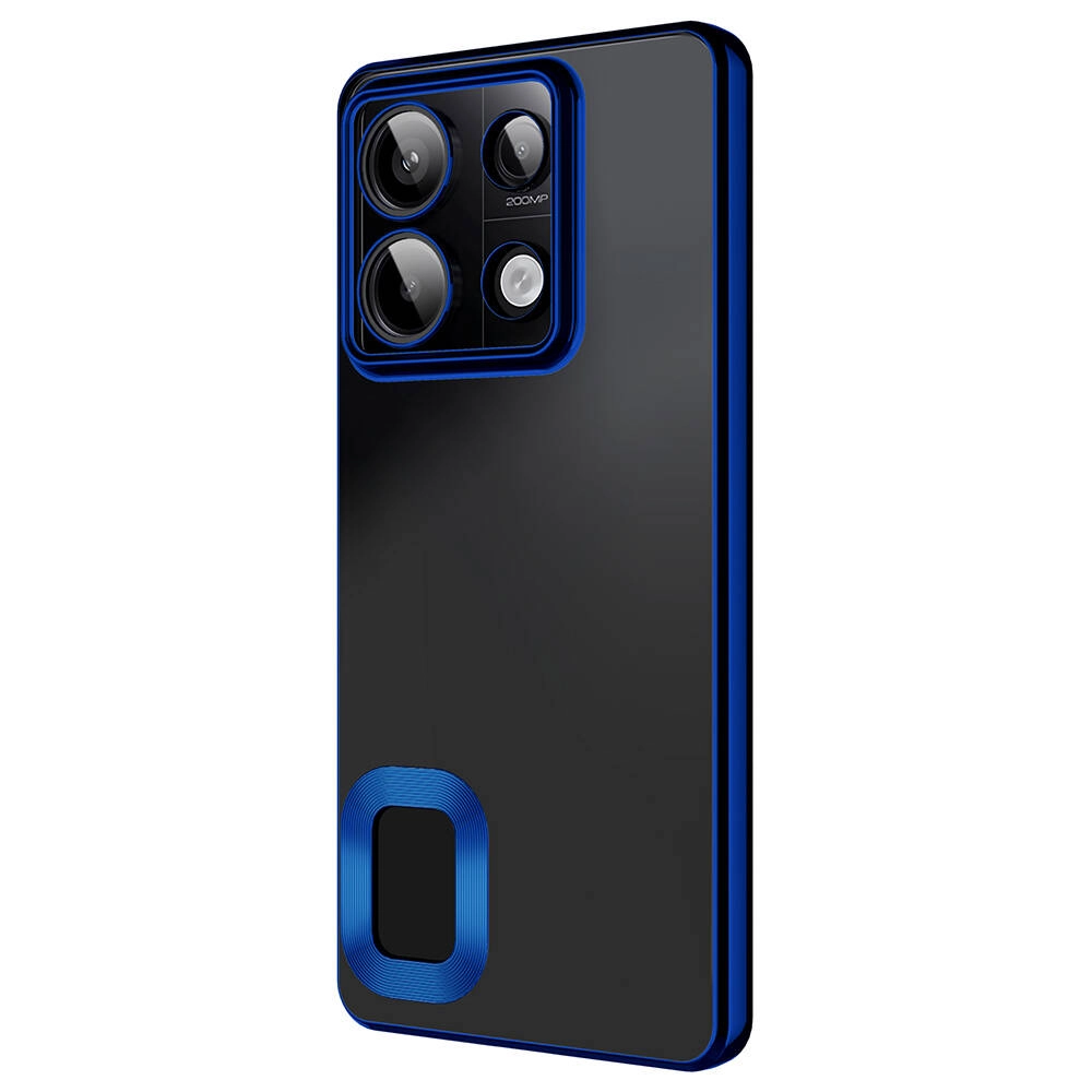 Xiaomi Uyumlu  Redmi Note 13 Pro 5G Kılıf Kamera Korumalı Logo Gösteren Zore Omega Kapak