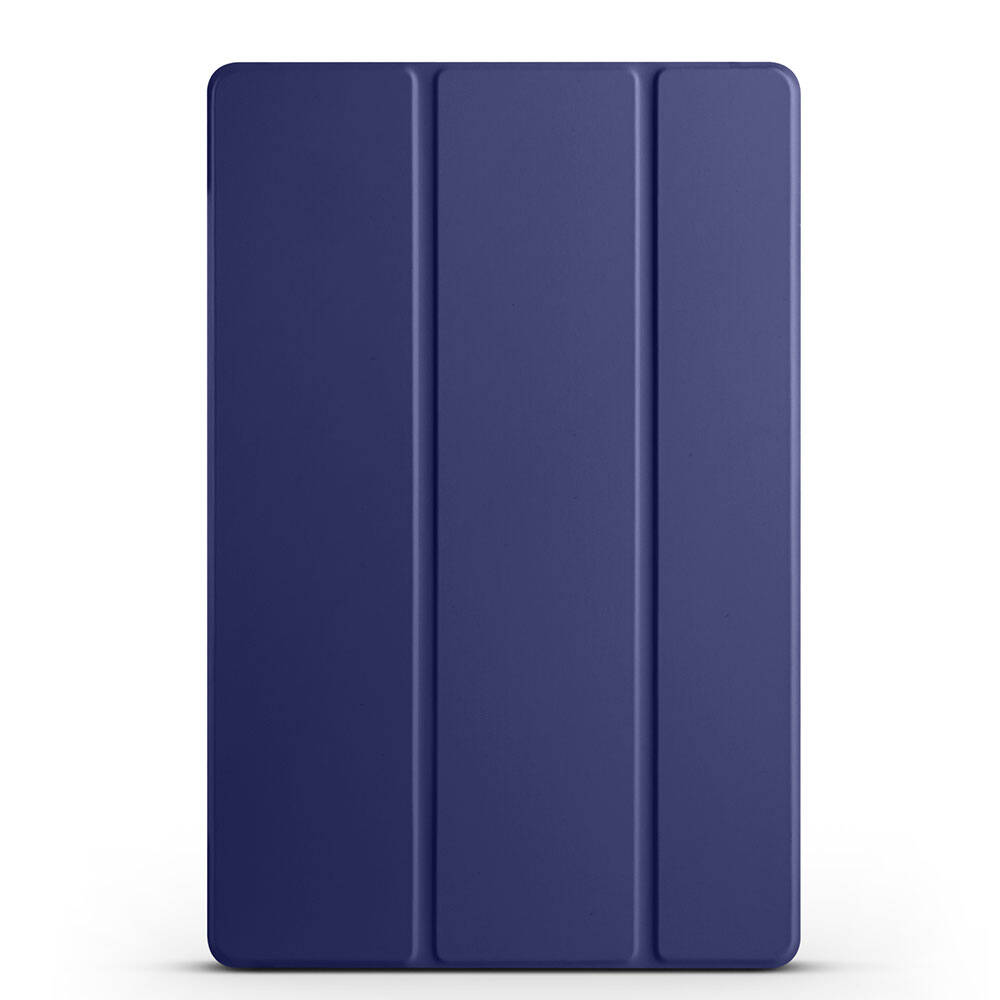 Galaxy Uyumlu Tab S9 FE Plus Zore Smart Kapak Standlı 1-1 Kılıf-Lacivert