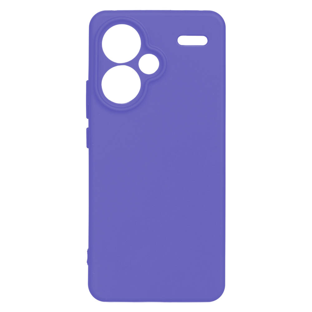 Xiaomi Uyumlu  Redmi Note 13 Pro Plus 5G Kılıf Zore Biye Silikon-Lila