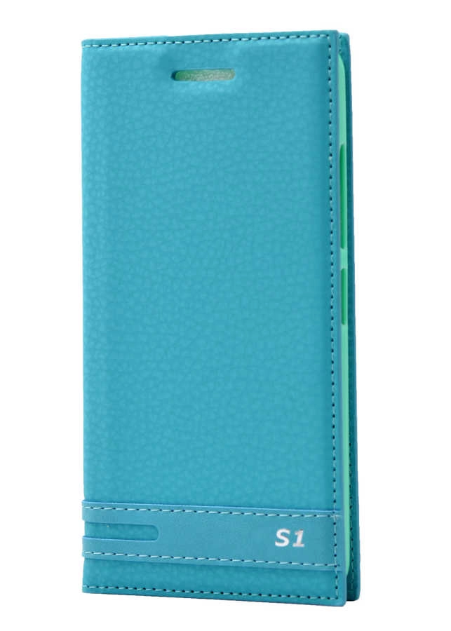Lenovo Vibe S1 Lite Kılıf Zore Elite Kapaklı Kılıf-Turkuaz
