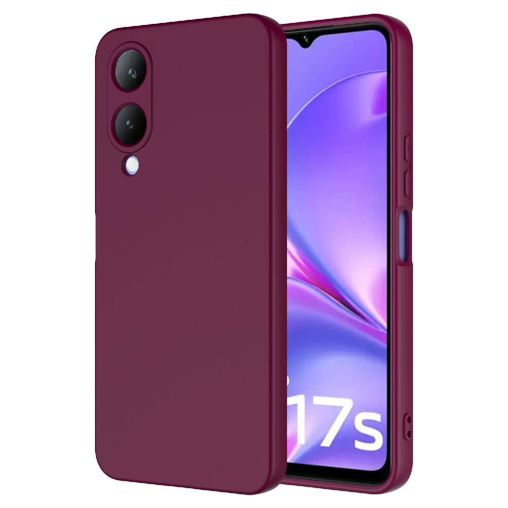 Vivo Y17S Kılıf Zore Mara Lansman Kapak-Koyu mor