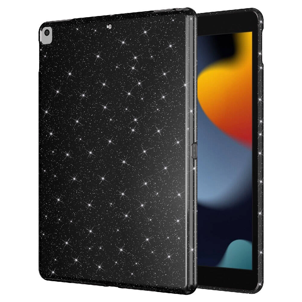 iPad Uyumlu 10.2 (8 Nesil) Simli Parlak Görünümlü Zore Tablet Koton Kılıf