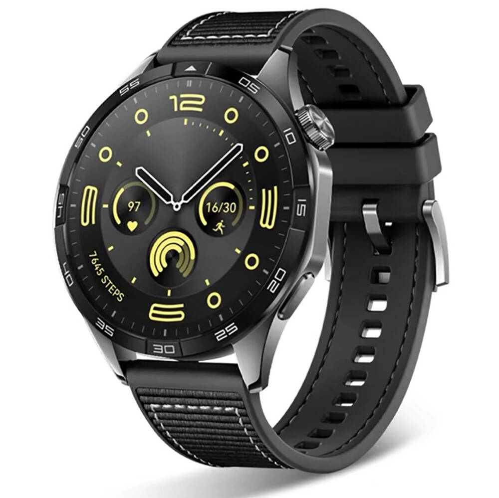 Gear S3 Zore KRD-102 22mm Silikon Kordon-Siyah