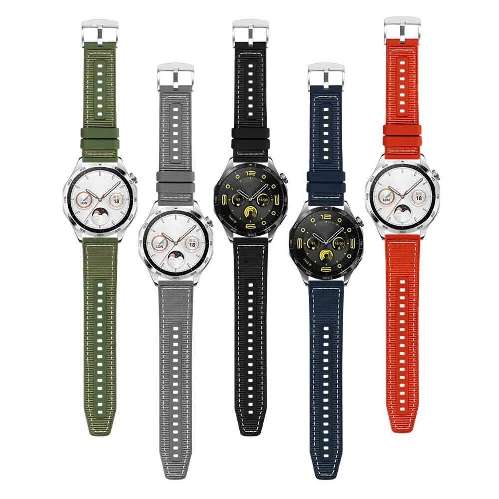Huawei Uyumlu Watch GT 3 46mm Zore KRD-102 22mm Silikon Kordon