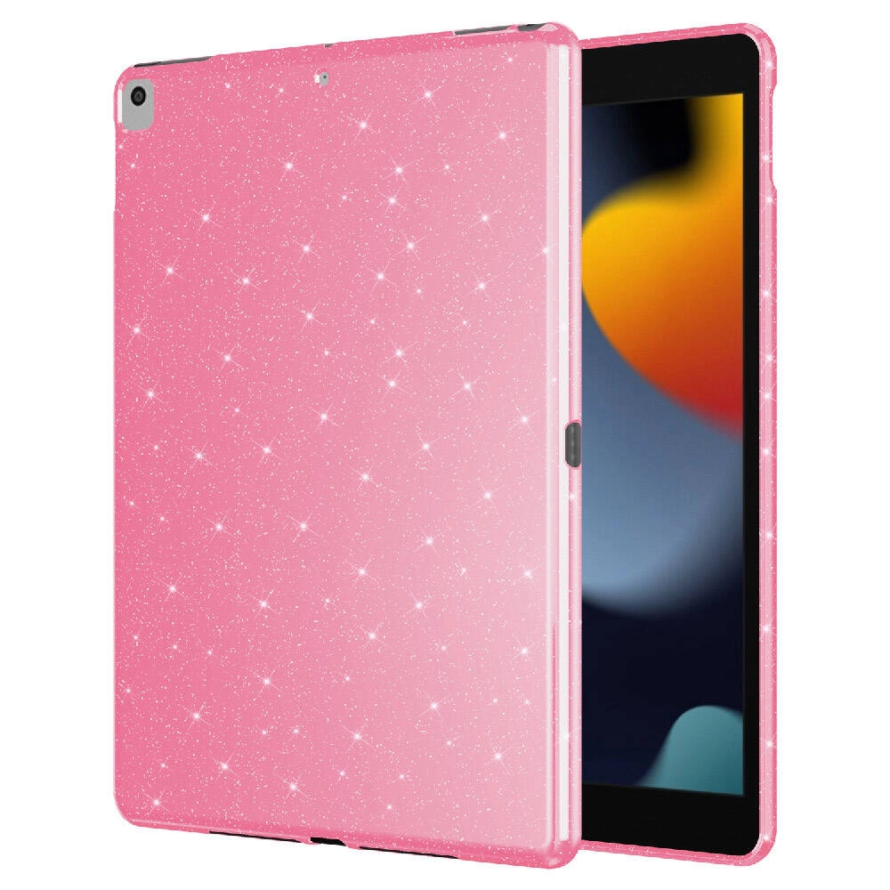 iPad Uyumlu 10.2 2021 (9.Nesil) Simli Parlak Görünümlü Zore Tablet Koton Kılıf