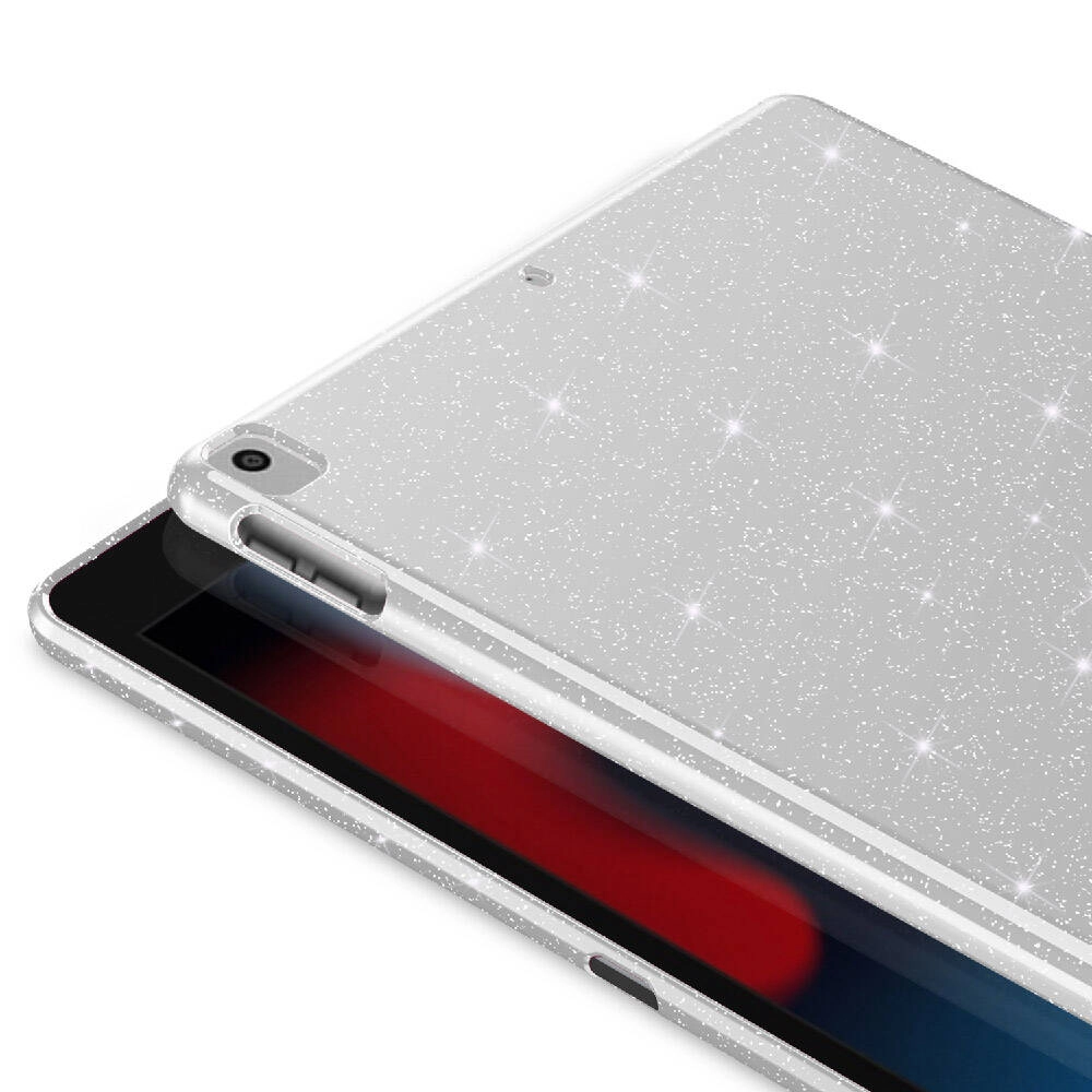 iPad Uyumlu 10.2 2021 (9.Nesil) Simli Parlak Görünümlü Zore Tablet Koton Kılıf