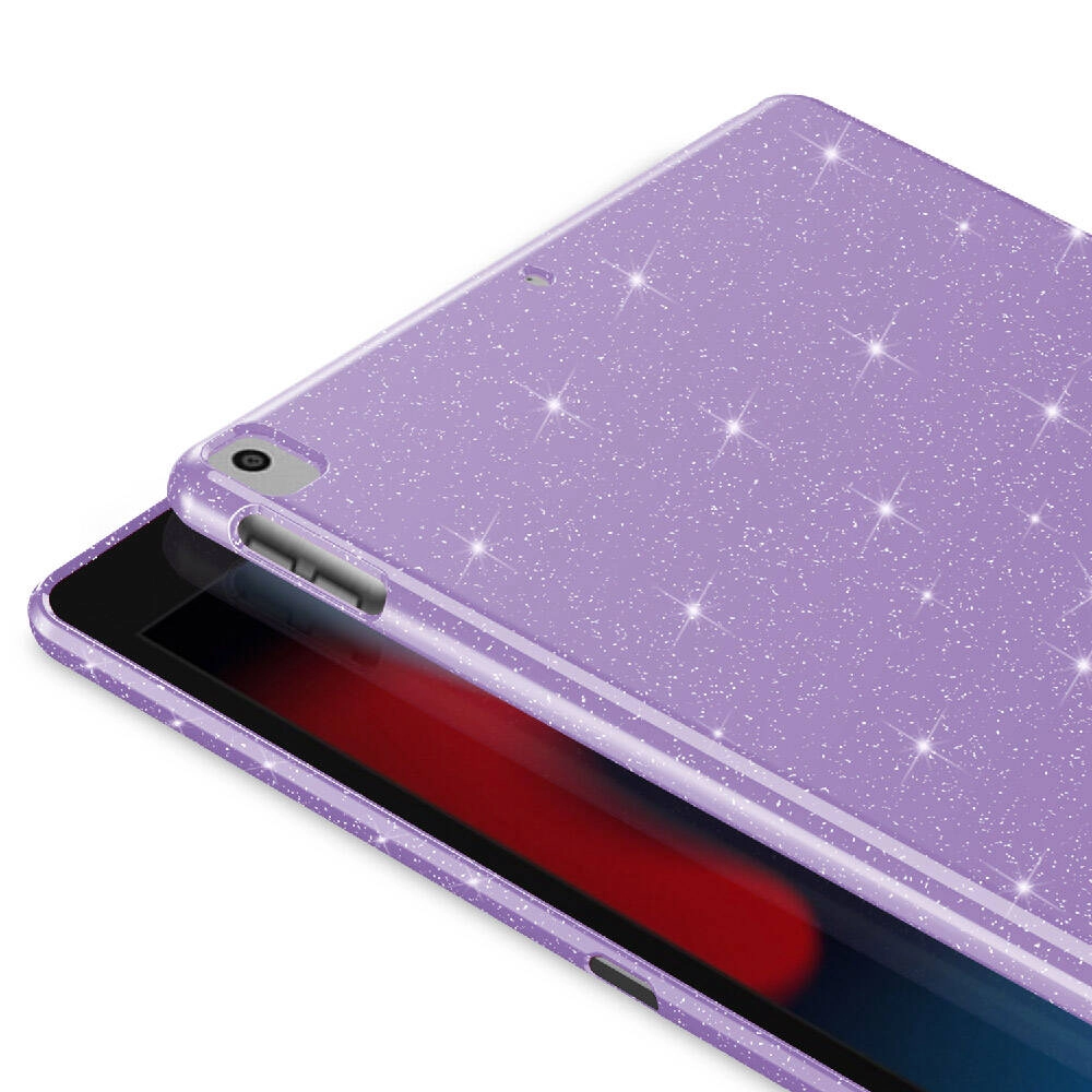 iPad Uyumlu 10.2 2021 (9.Nesil) Simli Parlak Görünümlü Zore Tablet Koton Kılıf