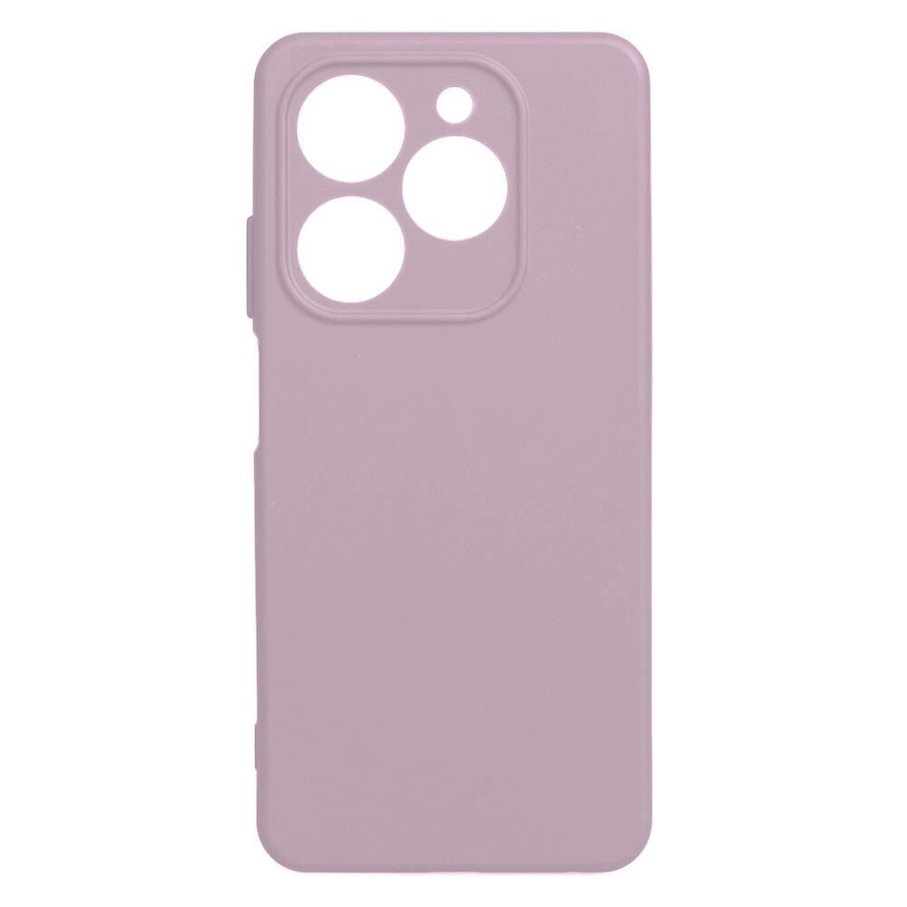 Tecno Spark 20 Kılıf Zore Biye Silikon-Pembe açık