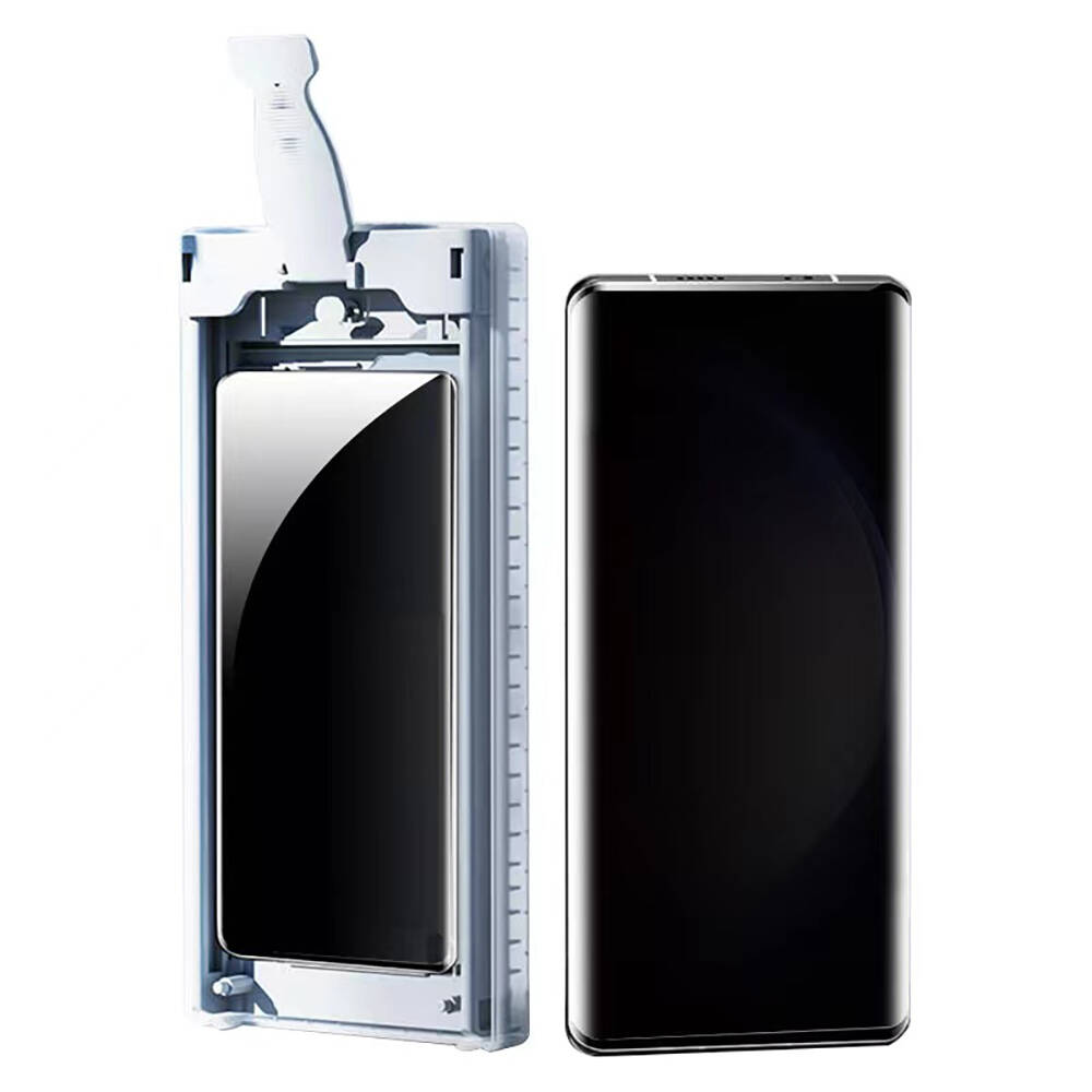 Galaxy Uyumlu S22 Ultra Zore Uygulama Aparatlı 6in1 Easy Hayalet Body Ekran Koruyucu