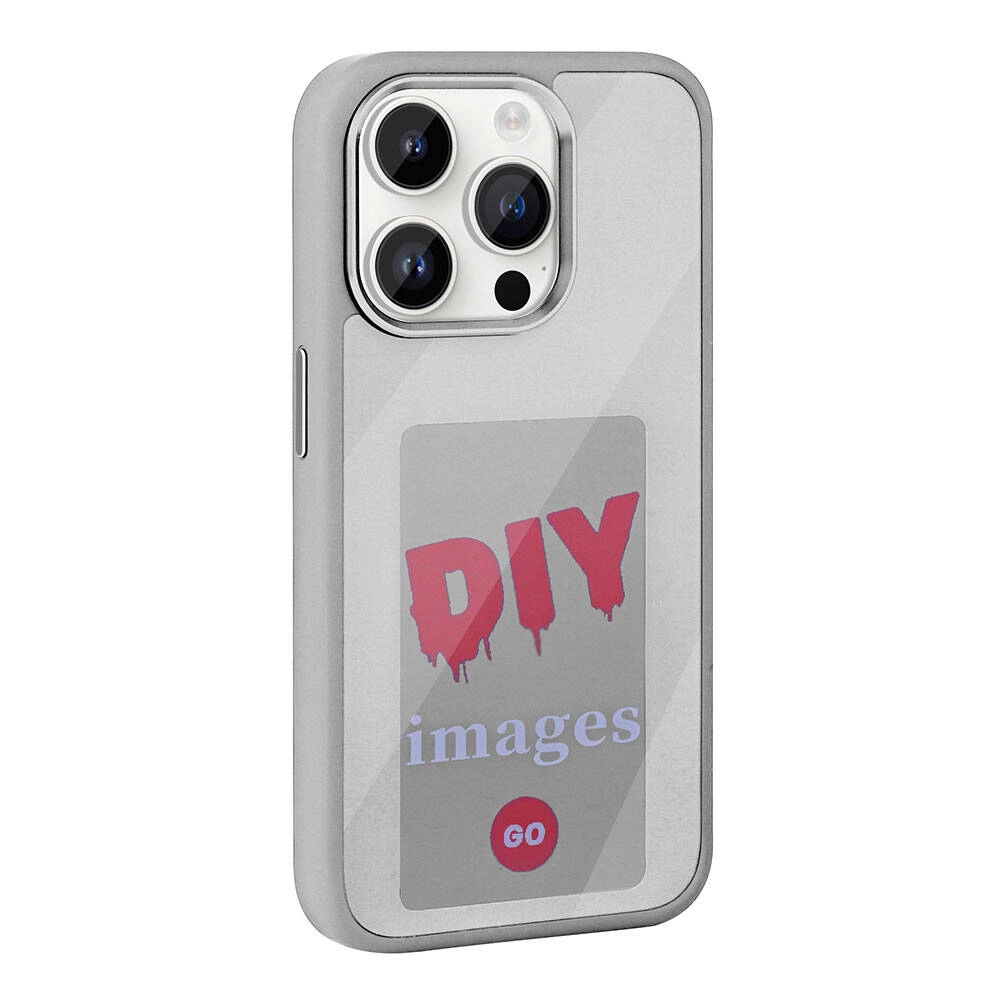 iPhone Uyumlu 14 Pro Kılıf Ekranı Yansıtan Zore Akıllı NFC Kapak