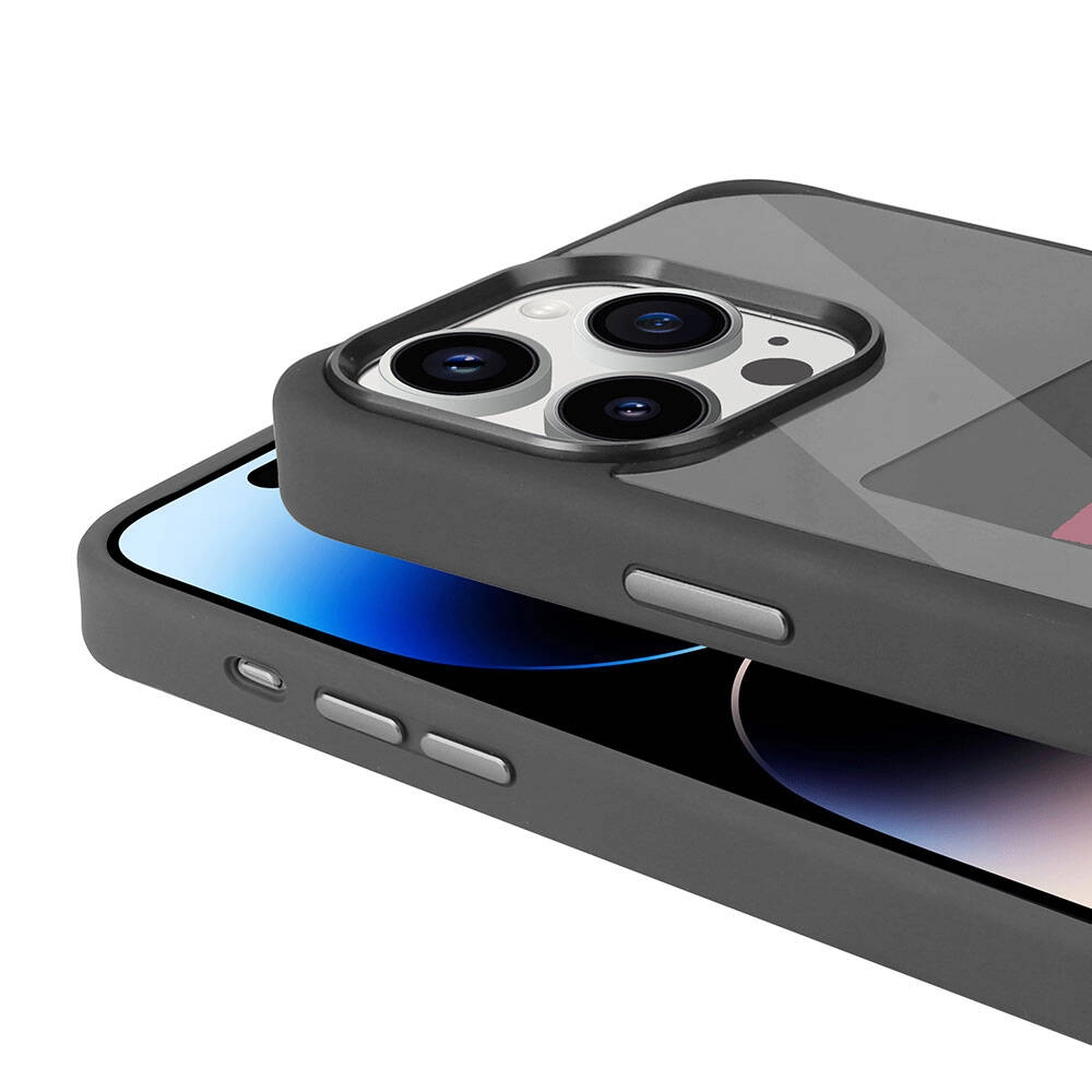 iPhone Uyumlu 14 Pro Kılıf Ekranı Yansıtan Zore Akıllı NFC Kapak