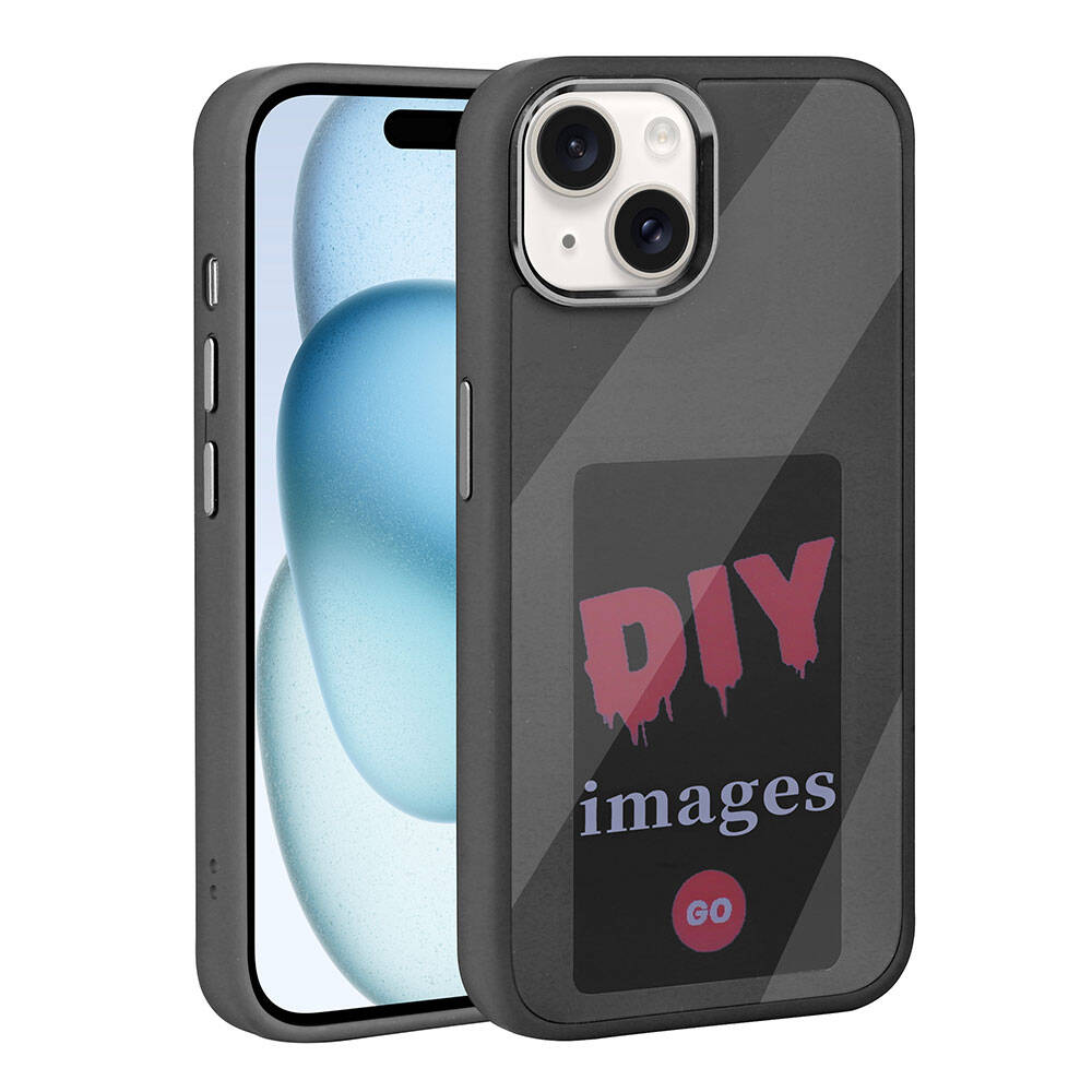 iPhone Uyumlu 15 Kılıf Ekranı Yansıtan Zore Akıllı NFC Kapak