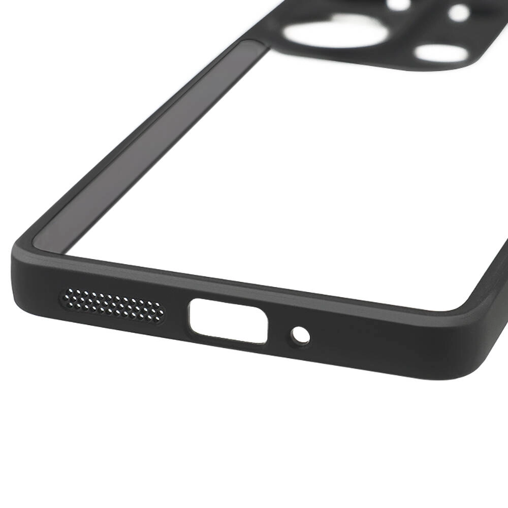 Xiaomi Uyumlu  Redmi Note 13 Pro 4G Kılıf Kamera Korumalı Şeffaf Arka Yüzey Zore New Roll Kapak