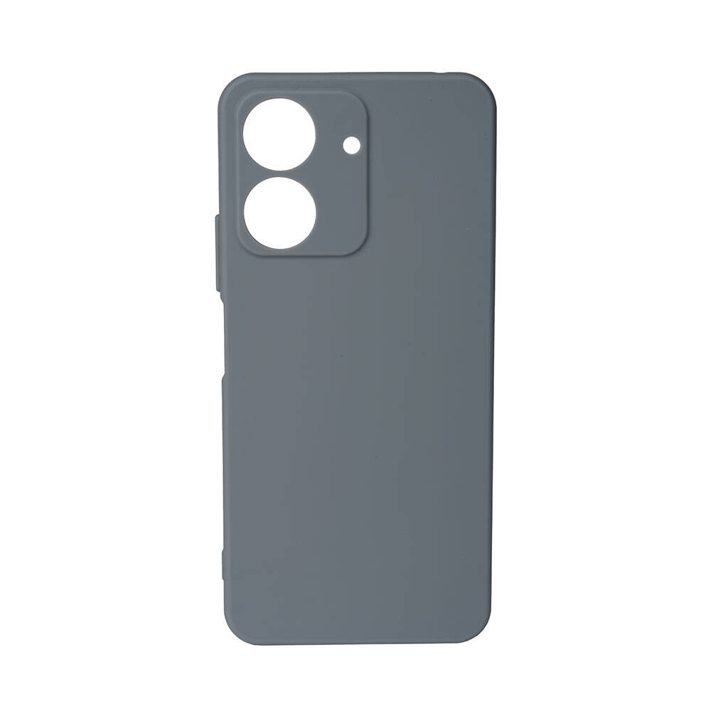 Xiaomi Uyumlu  Poco C65 Kılıf Zore Biye Silikon-Gri