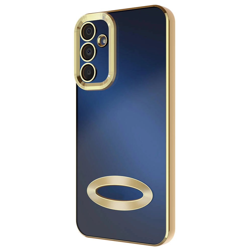 Galaxy Uyumlu A15 Kılıf Kamera Korumalı Logo Gösteren Zore Omega Kapak