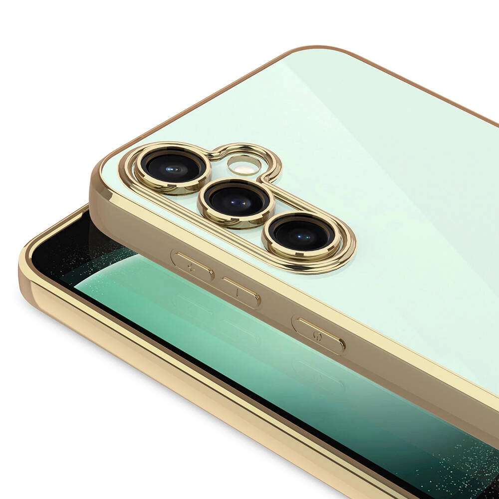 Galaxy Uyumlu A35 Kılıf Kamera Korumalı Logo Gösteren Zore Omega Kapak