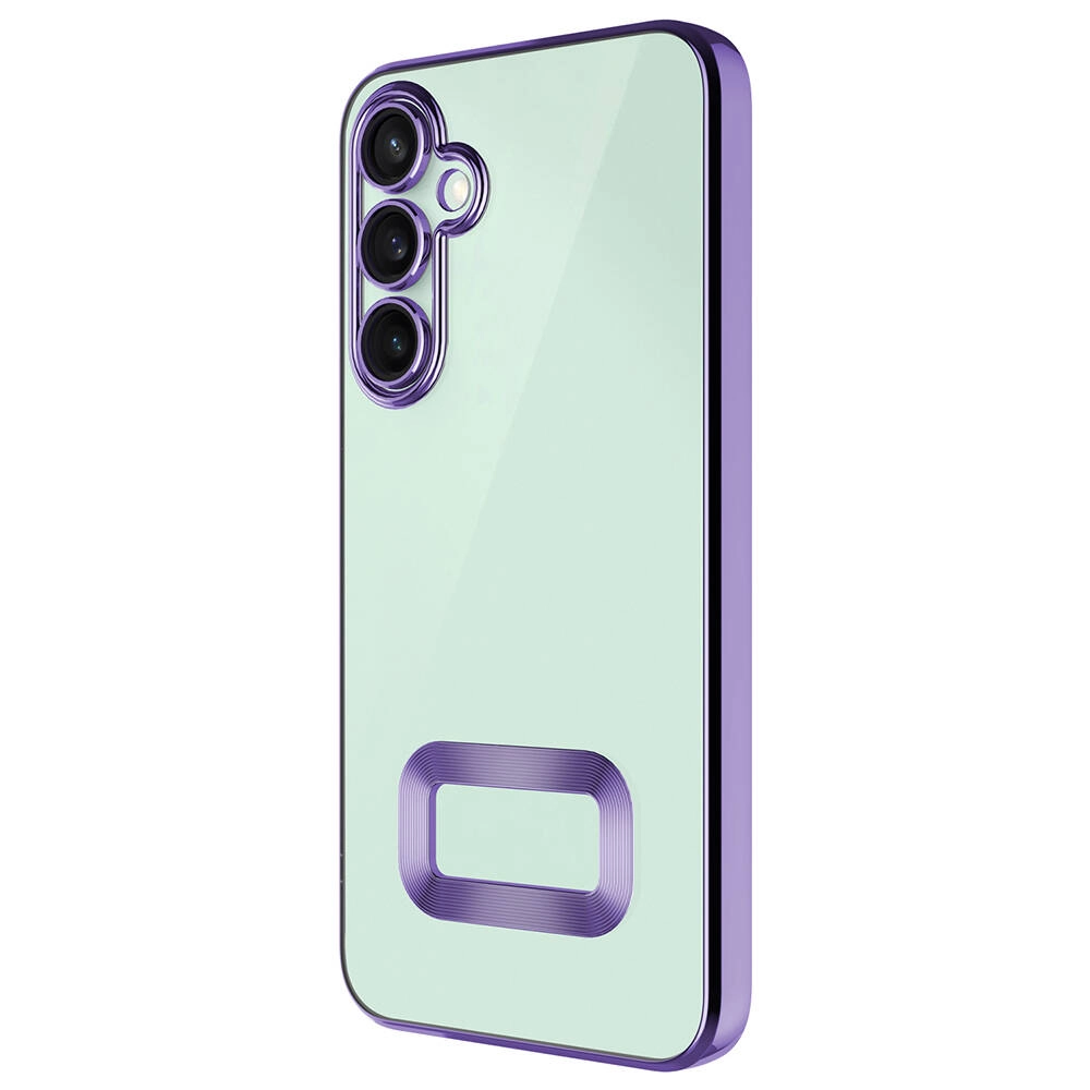 Galaxy Uyumlu A35 Kılıf Kamera Korumalı Logo Gösteren Zore Omega Kapak