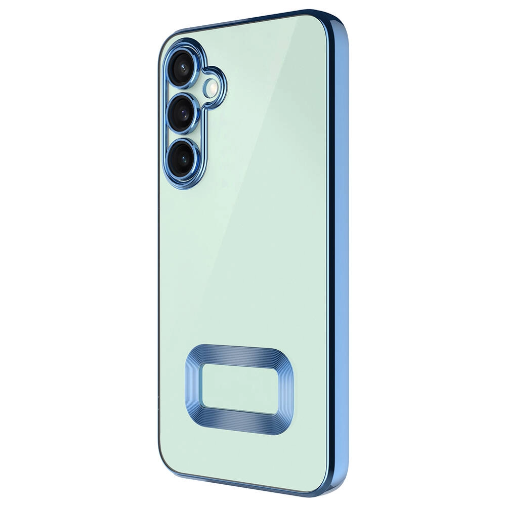 Galaxy Uyumlu A35 Kılıf Kamera Korumalı Logo Gösteren Zore Omega Kapak