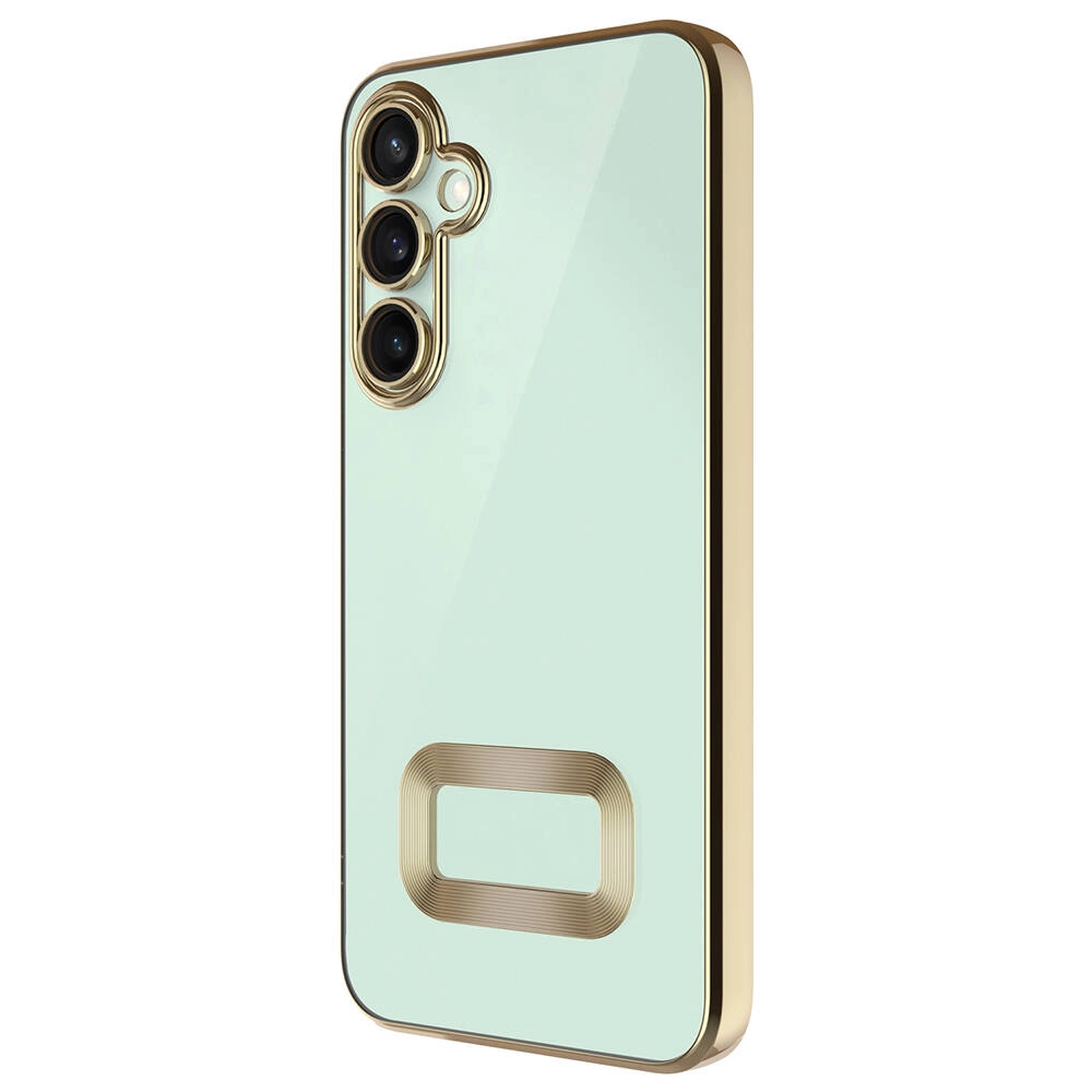 Galaxy Uyumlu A35 Kılıf Kamera Korumalı Logo Gösteren Zore Omega Kapak