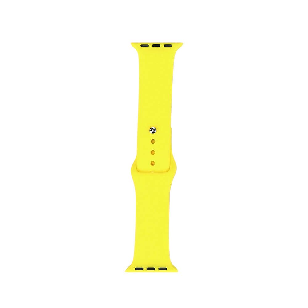 Watch 7 41mm Band Serisi Klasik Kordon Silikon Strap Kayış-Sarı