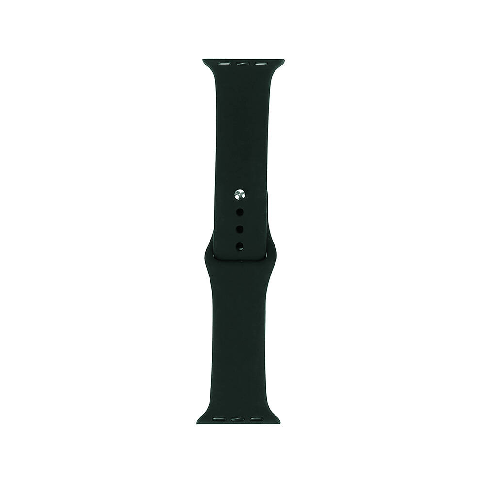 Watch 44mm Band Serisi Klasik Kordon Silikon Strap Kayış-New olive green