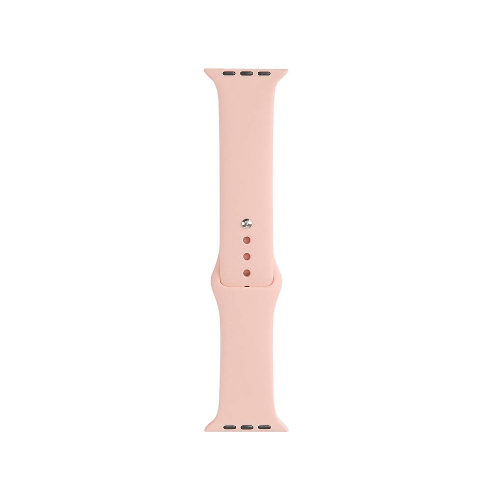 Watch 44mm Band Serisi Klasik Kordon Silikon Strap Kayış-Vintage rose