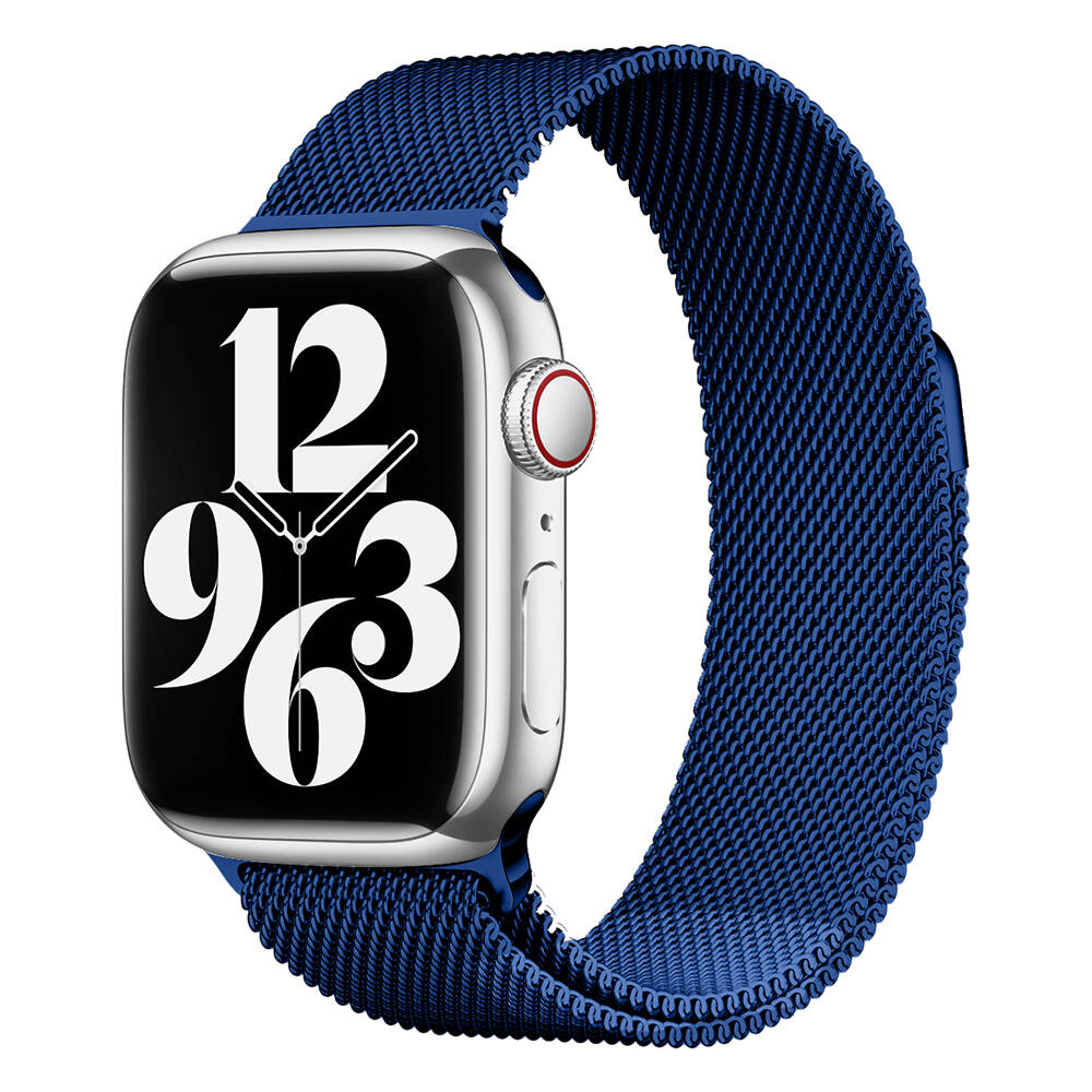 Watch 42mm Zore Band-01 Metal Kordon-Mavi