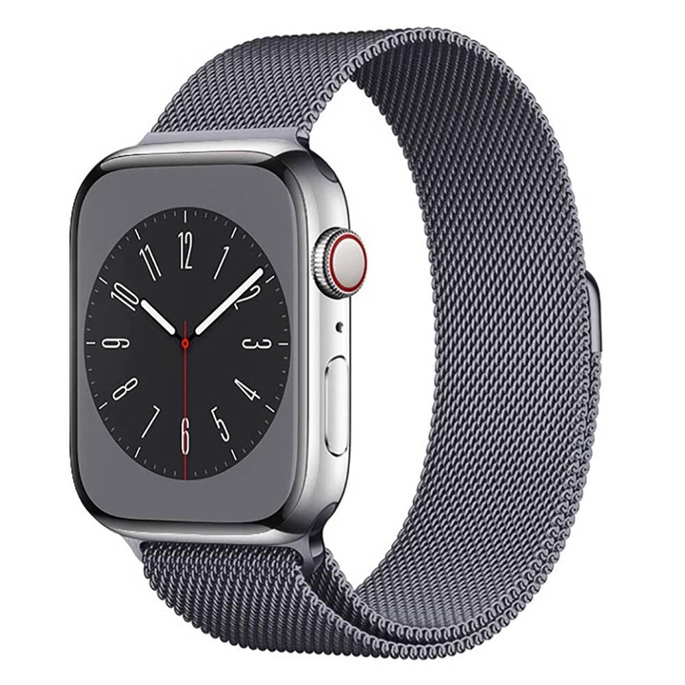 Watch Ultra 49mm Zore Band-01 Metal Kordon-Gri