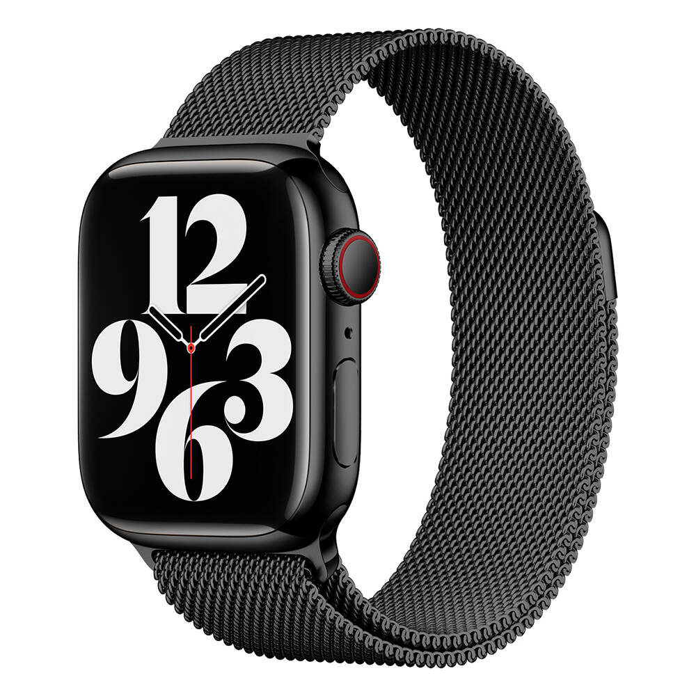 Watch Ultra 49mm Zore Band-01 Metal Kordon-Siyah