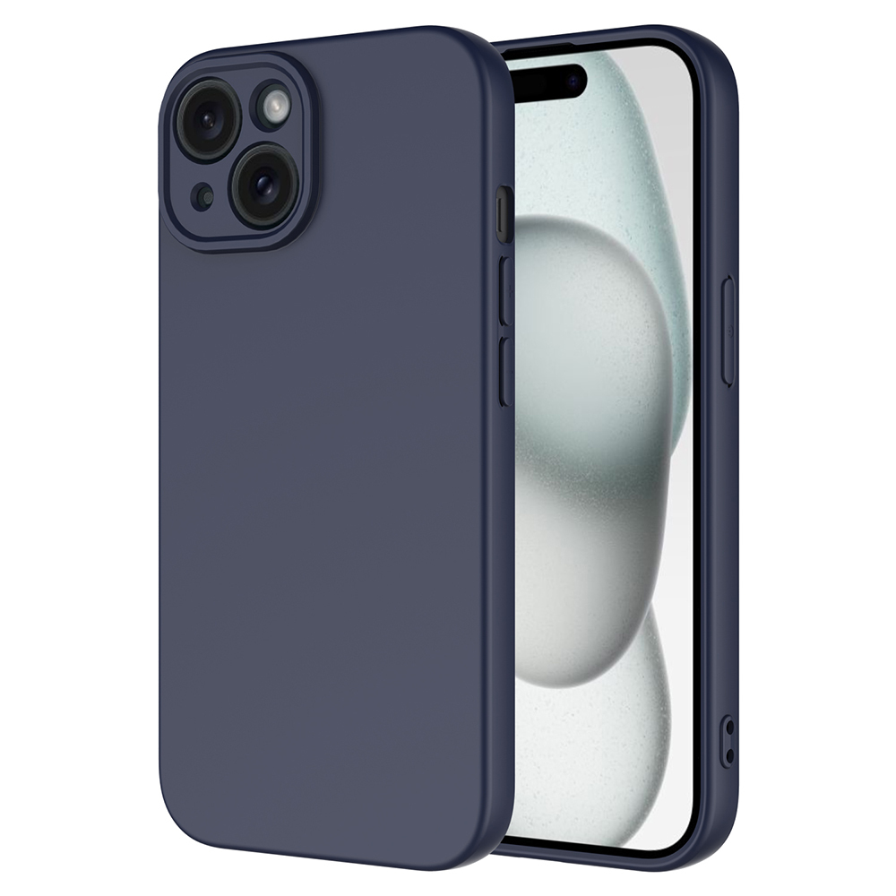 iPhone Uyumlu 15 Kılıf Zore Mara Lansman Kapak-Lacivert