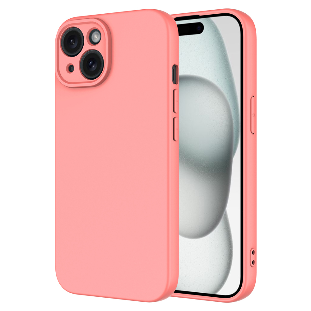 iPhone Uyumlu 15 Kılıf Zore Mara Lansman Kapak-Pembe