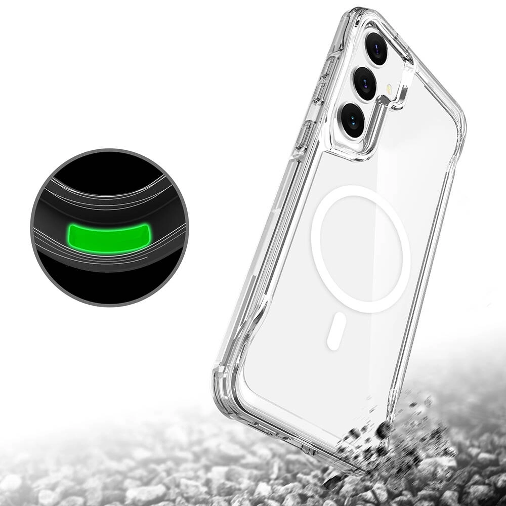 Galaxy Uyumlu S24 Kılıf Zore M-safe Şarj Özellikli T-Max M-safe Kapak