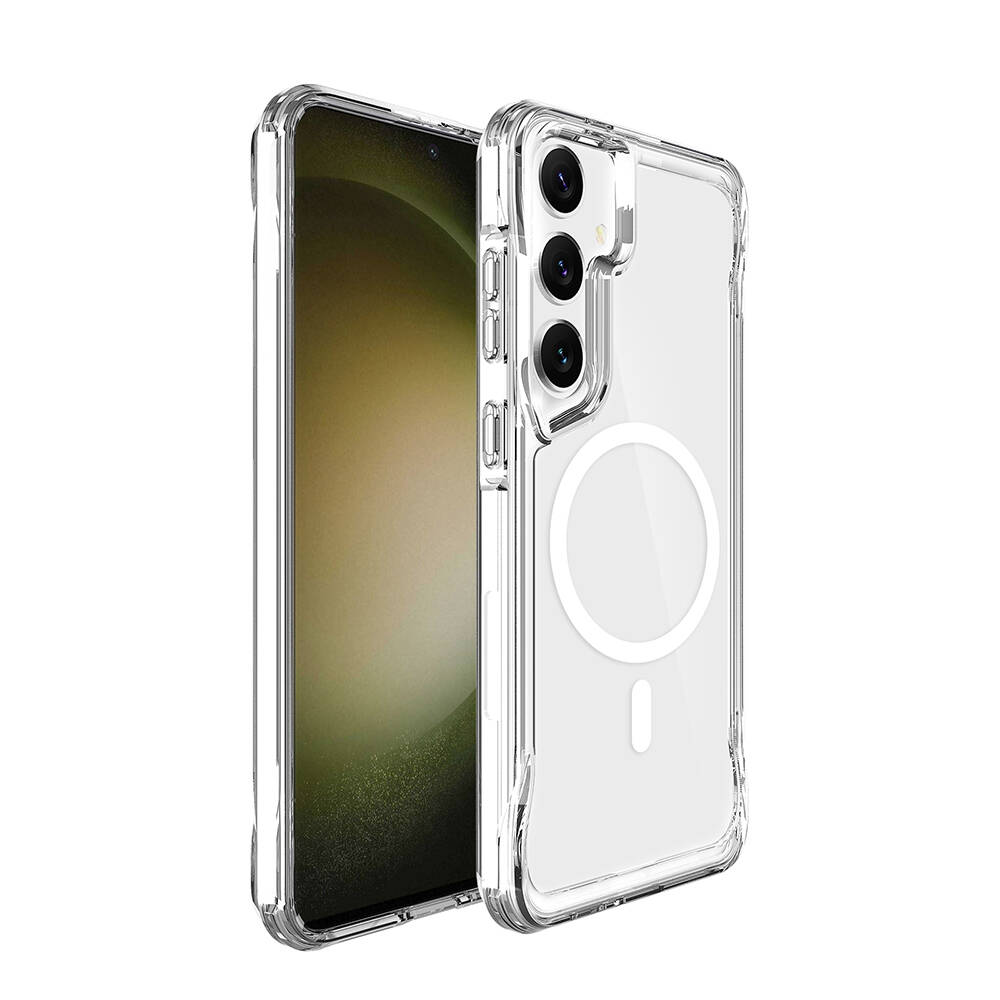 Galaxy Uyumlu S24 Plus Kılıf Zore M-safe Şarj Özellikli T-Max M-safe Kapak