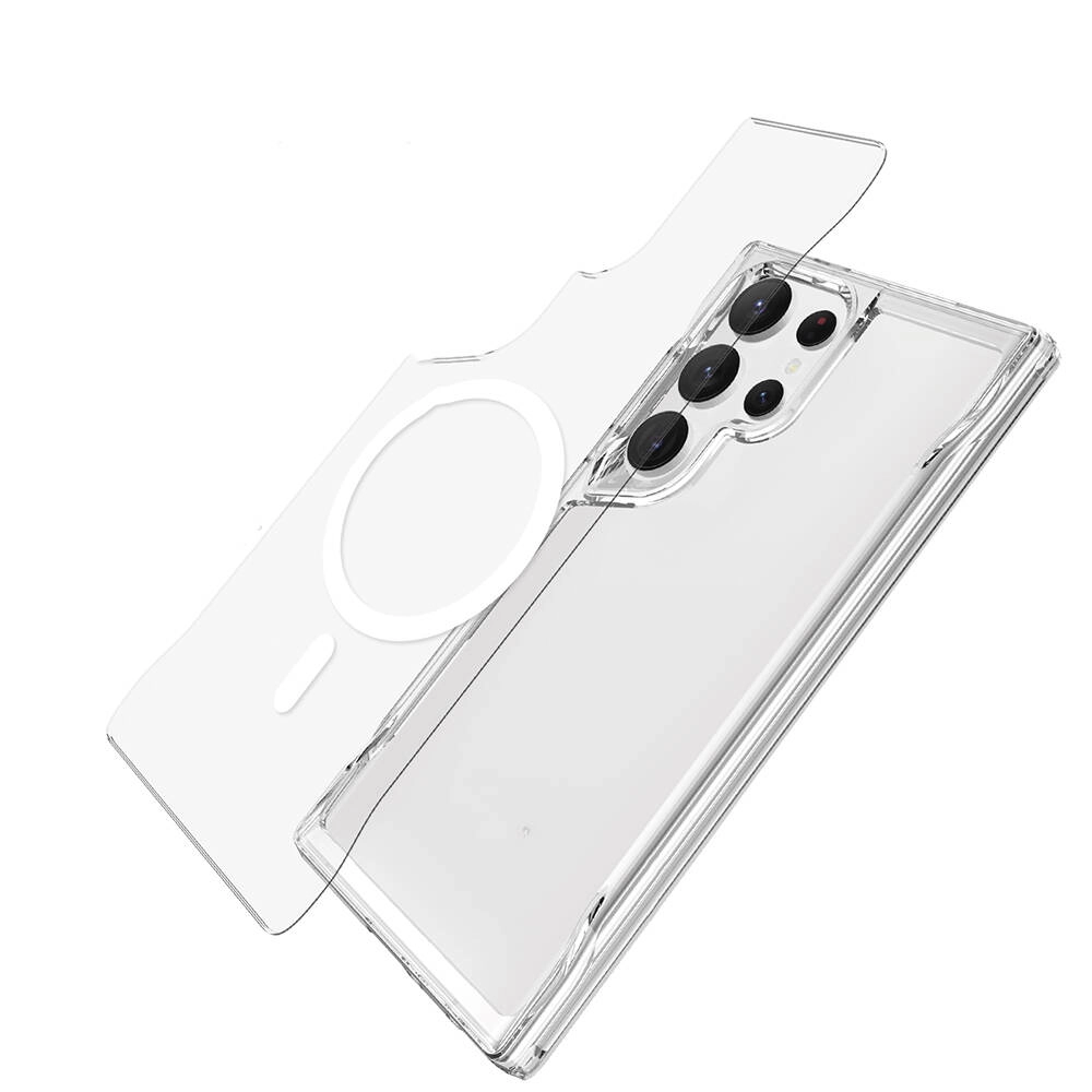 Galaxy Uyumlu S24 Ultra Kılıf Zore M-safe Şarj Özellikli T-Max M-safe Kapak