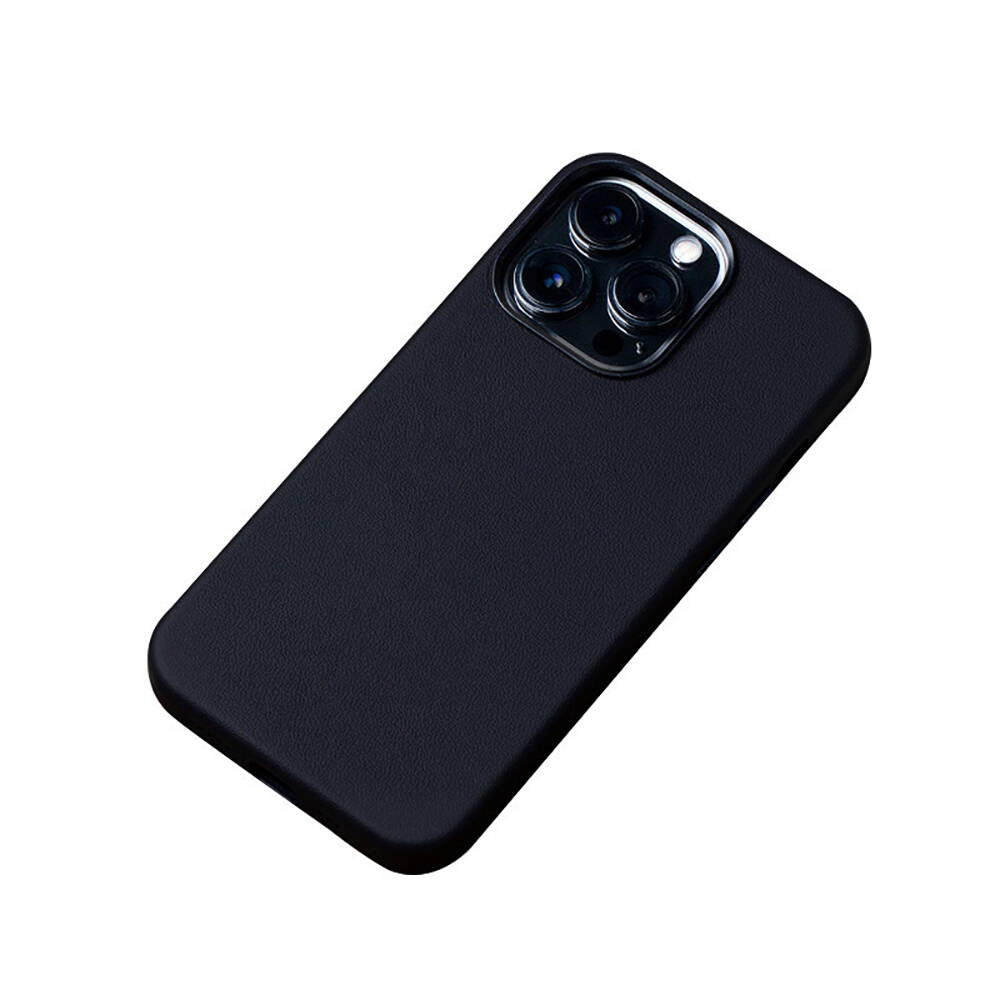 iPhone Uyumlu 15 Pro Max Kılıf M-safe Şarj Özellikli PU Deri Zore Adora Kapak