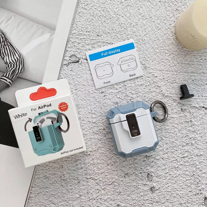 Airpods Uyumlu Zore Airbag 35 Darbelere Karşı Dayanıklı Düğmeli Kılıf