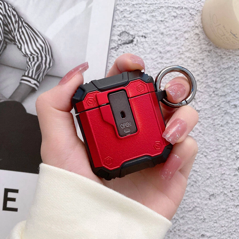 Airpods Uyumlu Zore Airbag 35 Darbelere Karşı Dayanıklı Düğmeli Kılıf