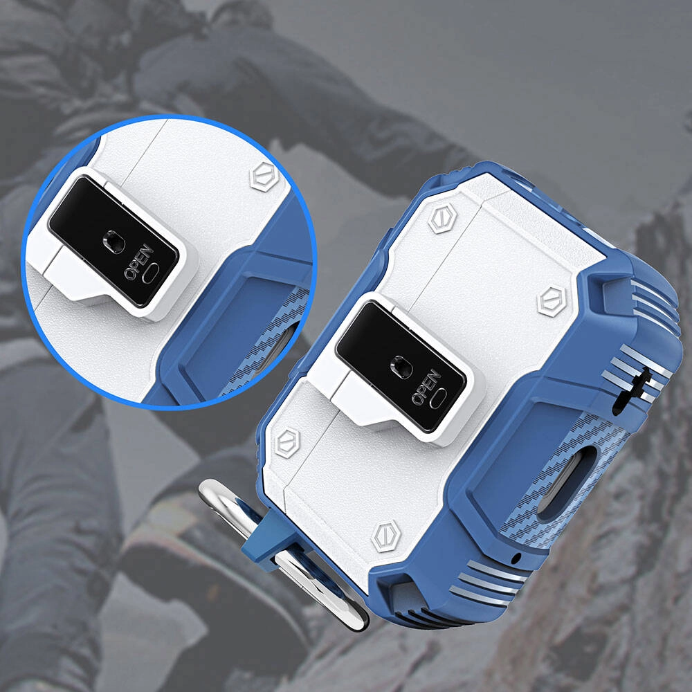 Airpods Uyumlu Pro 2 Zore Airbag 35 Darbelere Karşı Dayanıklı Düğmeli Kılıf