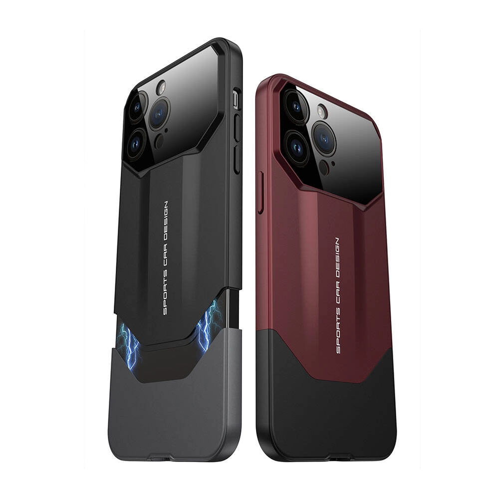 iPhone Uyumlu 14 Pro Max Kılıf Çift Parçalı Zore Ays Pro İkili Kapak