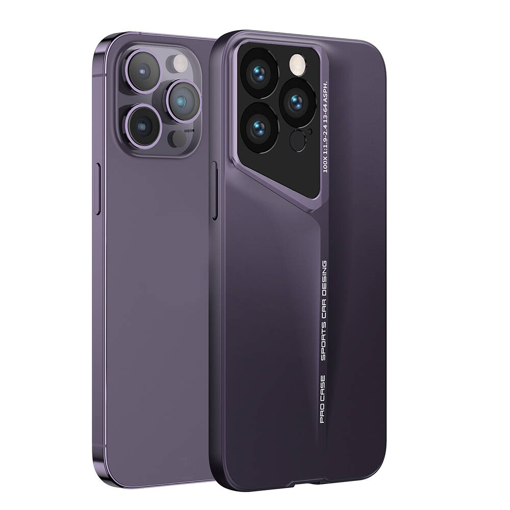 iPhone Uyumlu 14 Pro Max Kılıf Ultra İnce Kamera Korumalı Sert Rubber Zore Procase Kapak