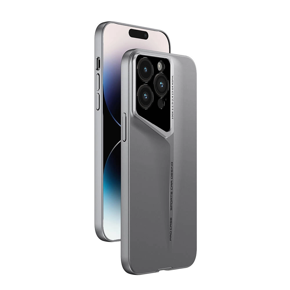 iPhone Uyumlu 15 Pro Kılıf Ultra İnce Kamera Korumalı Sert Rubber Zore Procase Kapak